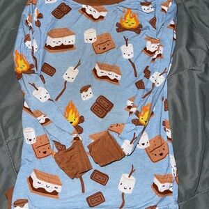 Little Sleepies Blue S'mores Kids Pajamas